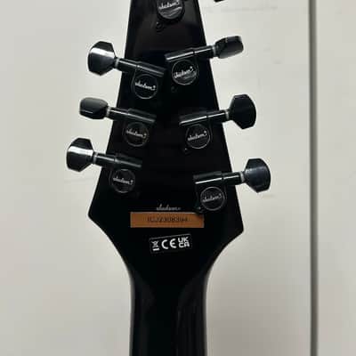 Jackson X Series SLATX7Q MS Soloist Archtop 7 String Multiscale Electric Guitar - Transparent Blue Burst image 5