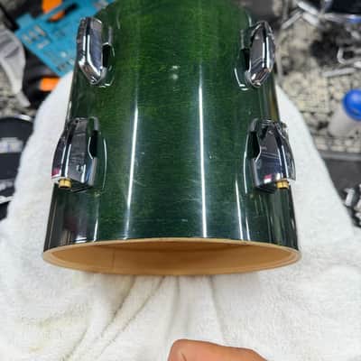 Pearl 8’’x 8’’ Pearl masters custom 1996 - Emerald mist. image 4
