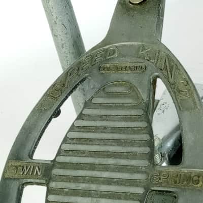 Ludwig Speed King Bass Drum Kick Pedal Twin Spring Beater Vintage60s Chicago USA image 4