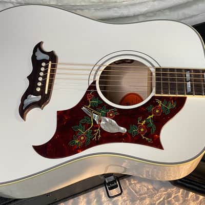 NEW! Gibson Acoustic Custom Shop Dove Acoustic-Electric Guitar - Alpine White - Authorized Dealer 5.2lbs - G06616 image 3