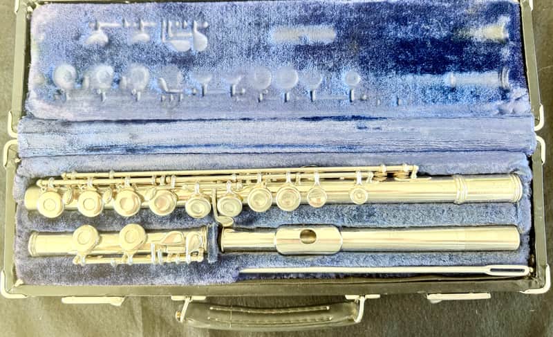 Vintage Gemeinhardt M2S Semi-Pro Solid Silver Flute - Closed Hole- 1969-1972 - Freshly Serviced by John Butler image 1
