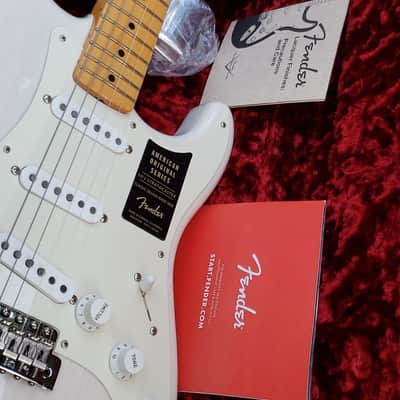 Fender American Original '50s Stratocaster with Maple Fretboard 2018 - 2022 - White Blonde image 17