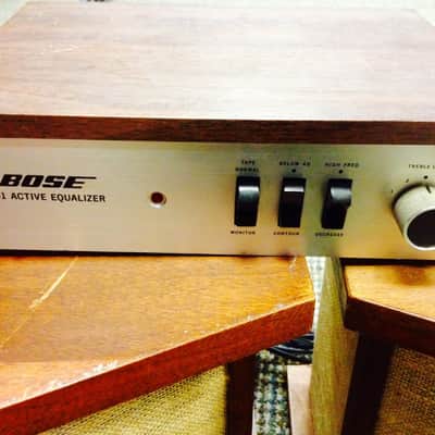 Bose 901 Series II Speakers and Active Equalizer 1973 to 1976 "Antique Walnut" image 3
