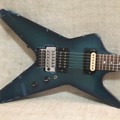 1982 Dean ML USA Baby Series Blueburst 24 3/4” Scale Floyd Rose Original Mod Rare Model image 1
