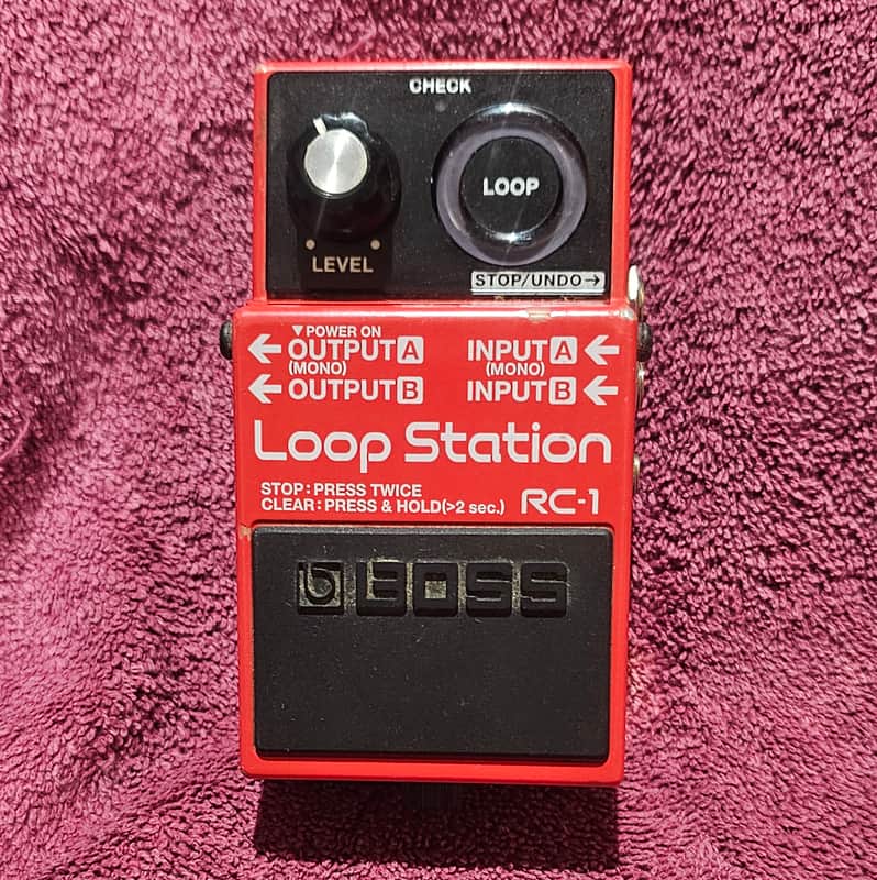 Boss RC-1 Loop Station 2014 - Present - Red image 1