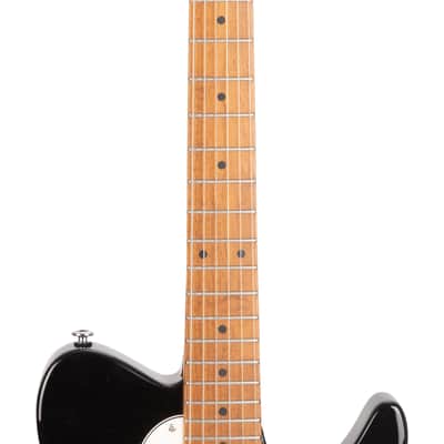 2021 Ibanez FLATV1-BK Josh Smith Signature Electric Guitar w/ Case, Black, F212XXXX image 6