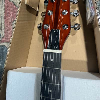 Washburn Wing Series Hawk Electric Guitar - Tobacco Burst image 3