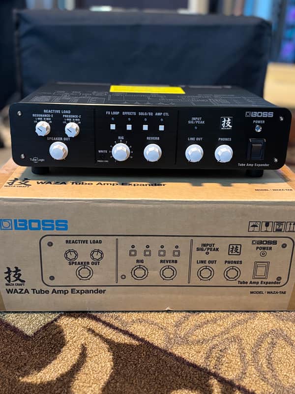 Boss Waza Tube Amp Expander includes the GA-FC EX Foot Controller - Black image 1