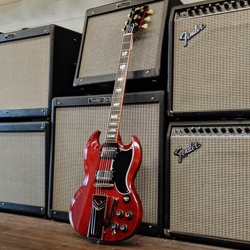 Gibson Custom Shop 60th Anniversary '61 Les Paul SG Standard - Cherry Red - 2021
