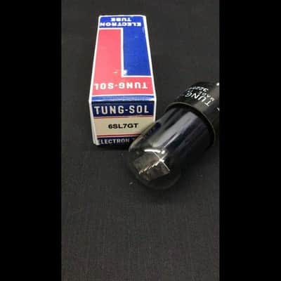 TUNG SOL 6SL7GT Black Glass Grey Plate D Getter Premium Audio | Reverb