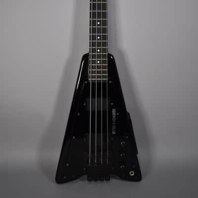 1986-87 Steinberger XP-2 Bass Guitar | Black Finish W/Original Gig Bag image 1