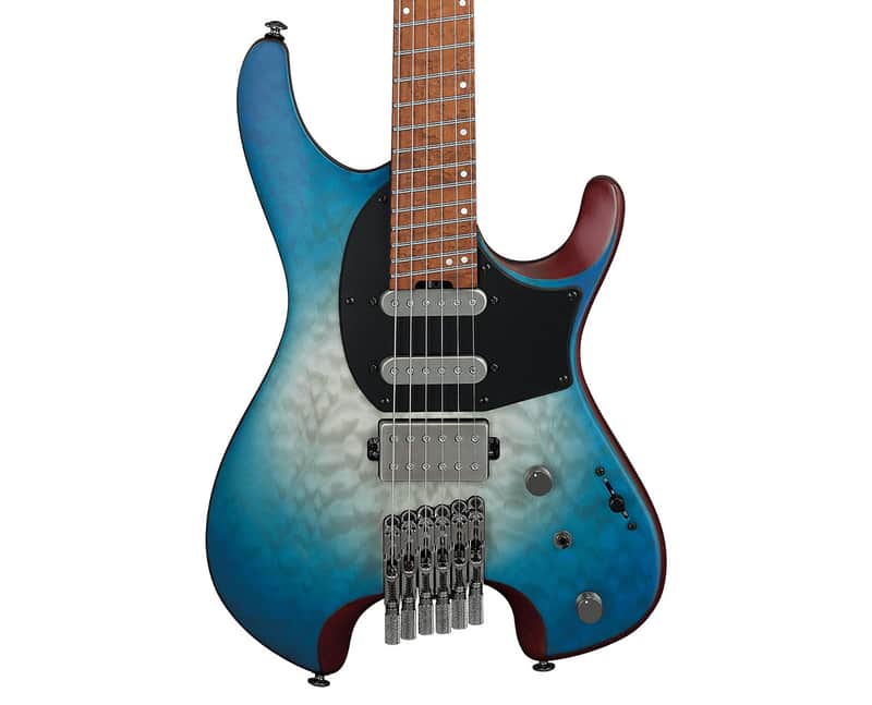 Used Ibanez QX54QMBSM Q Standard Electric Guitar - Blue Sphere Burst Flat image 1
