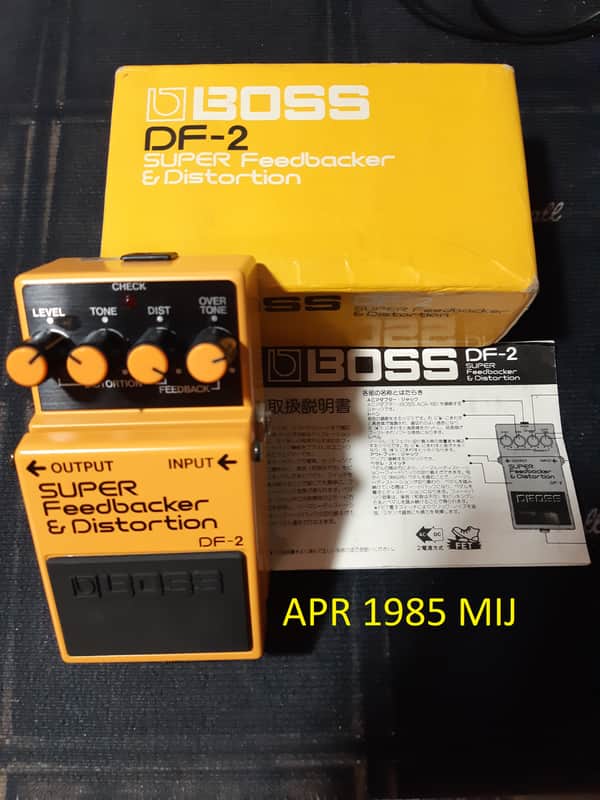 ボス　DF-2　SUPERFeedbacker&Distortion　JAPAN DF-2 SUPER Distortion & Feedbacker (JAPAN/Early Model)