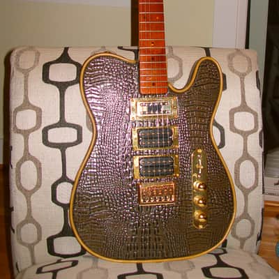 Say Hello to 'Big Al', my Full~Tilt~Tele', 2024, Fully Loaded, Upholstered 'Tele-Gator', Handcrafted Custom Telecaster image 8
