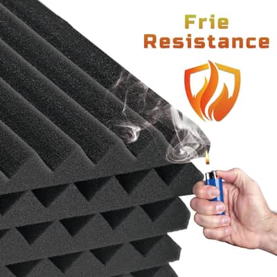96-Pack Acoustic Foam Panels – 12" x 12" Sound Absorbing Studio Panels image 5