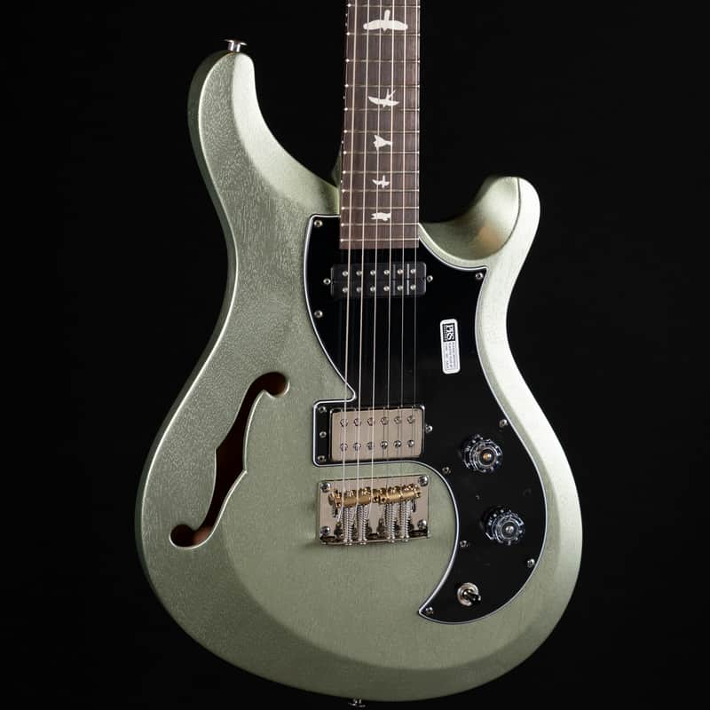 PRS S2 Vela Satin Semi-Hollow Electric Guitar - Mavis Mint Metallic image 1