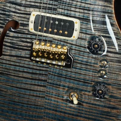 PRS 40th Anniversary Custom 24-08 Semi-Hollow Limited Edition in Faded Whale Blue with Natural Back image 2