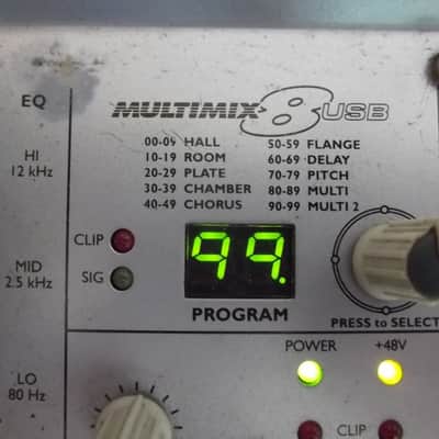 Alesis MultiMix 8 USB 8-Channel PA/ Mic Mixer W/ New Power Supply image 2