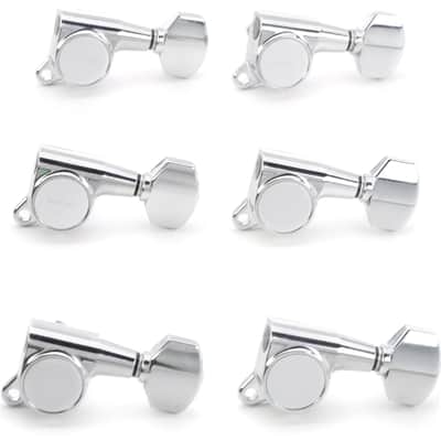 Gotoh SG381-07 MG Locking Tuning Machine Set - 6 In-line Right-handed  Chrome image 1