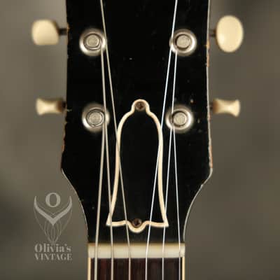 1956 Gibson ES-225 T Sunburst with original Brown hardshell case image 3