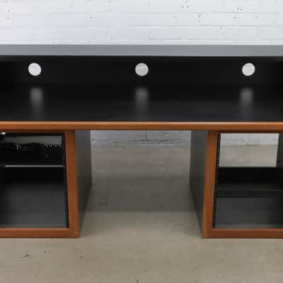 KK Audio 24U Studio Workstation Production Desk w/ Shelf and Power Strips #47457 image 2