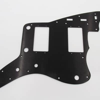 TG Jazzmaster - USA/MIM - Mod for 2xHB's - Black Anodized, .063 thickness. image 1