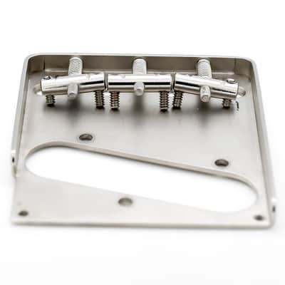 Callaham Telecaster Bridge w/ Rutters SS Broadcaster Saddles image 5