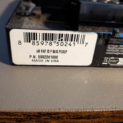 Fender 099-2241-000 Pure Vintage '63 Precision Bass Pickup 2010s - Black image 3