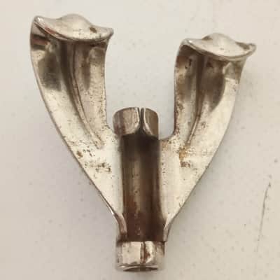WFL-Stamped 1+Tension-Rod-Claws Nickel Marching Bass/Tom/Snare Drum Ludwig USA50 image 2