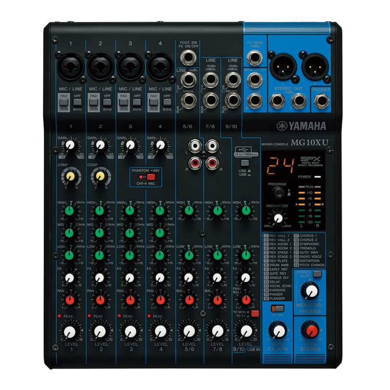 Yamaha MG10XU 10-Channel Mixer with Effects image 1