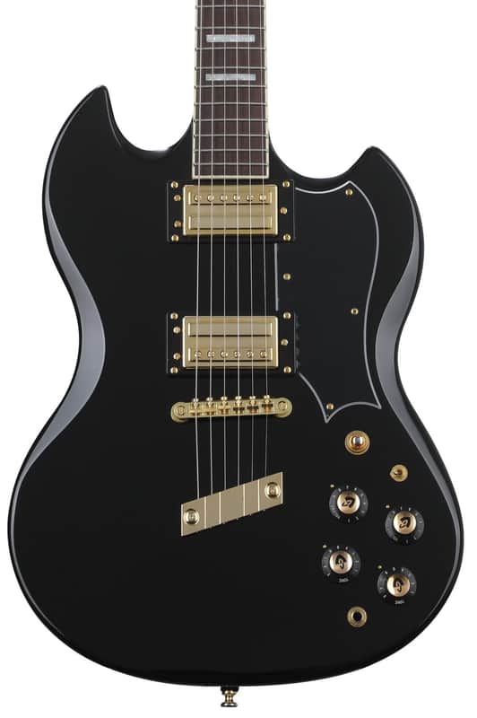 Guild Polara Kim Thayil Signature Electric Guitar - Black image 1