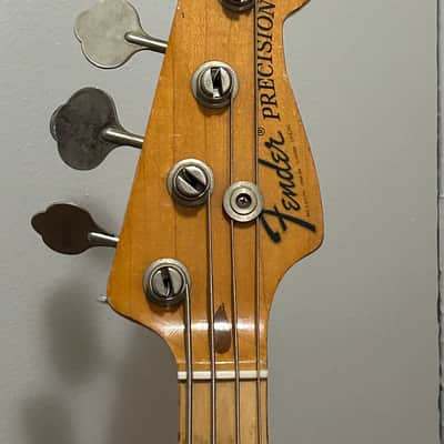 1974 Black Fender Precision Bass Guitar image 3