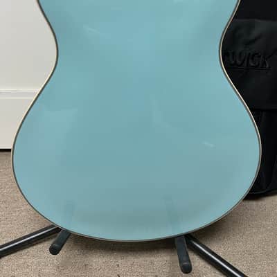 Warwick RockBass Star Bass 5-String Semi-Hollow Bass Guitar 2025 - Solid Daphne Blue High Polish image 4
