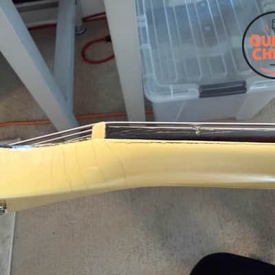 1997 Gibson Explorer ’76 Reissue – Classic White | Original Case | Vintage Patina image 23