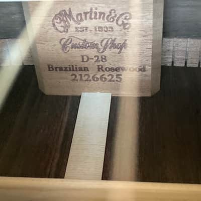 Martin Brazilian Wood D28 1 of 50 Custom Shop releases image 5