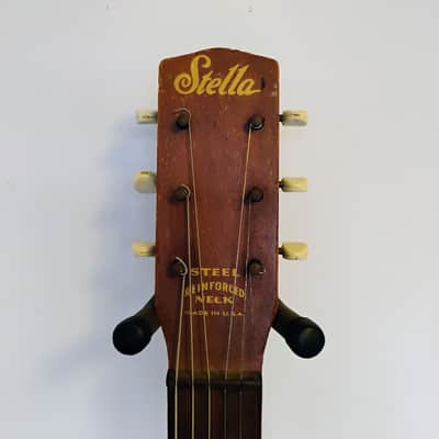 Harmony H927 "Stella" Parlor Tailpiece Guitar - 1960s - Natural - AS-IS image 22