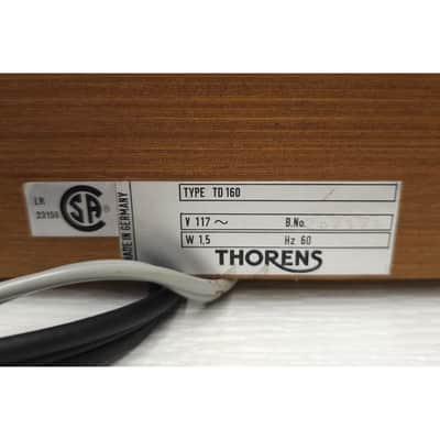 Thorens TD 160 Manual Turntable image 9