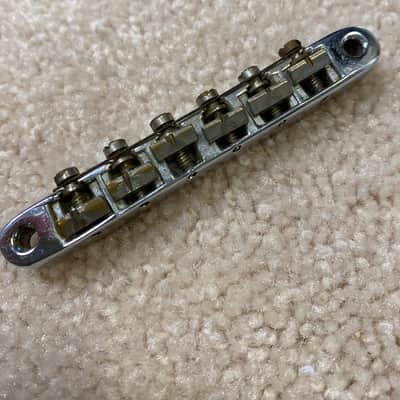 Vintage original, Gibson Tune o magic bridge 1970’s Chrome image 1