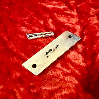Guild Stop bar tailpiece 1970’s - Chrome stop tail m75 m80 Polara SG S50 s100 original vintage USA image 2