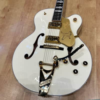 Gretsch G6136T-MGC Michael Guy Chislett Signature Falcon Hollow Body Guitar 2023 - Vintage White image 1