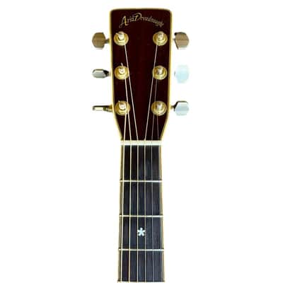 Aria Dreadnought AW-30 Acoustic Guitar w/ Hard Case image 3