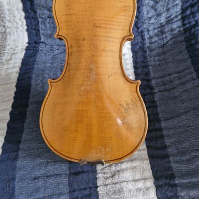 Eduard Soukup Louny handmade antique 3/4 Violin - brown varnish image 6