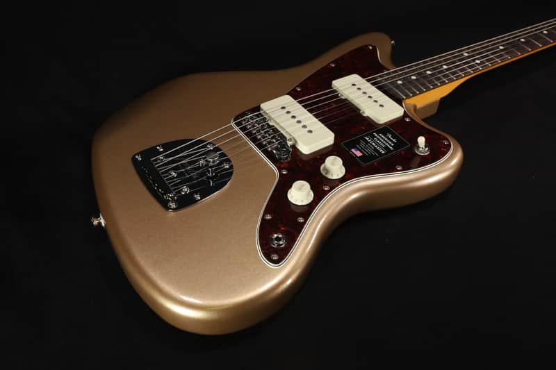 Fender American Professional Classic Jazzmaster Rosewood Fingerboard Faded Firemist Gold 484