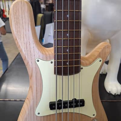Warwick German Pro Series GPS Streamer CV 5-String Bass 2023 - Natural Satin Oil 7.8 pounds image 3