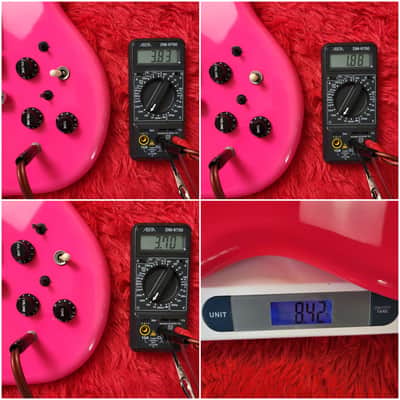 1980's Kawai F-V (F-I Jr) - Neon Pink "Cherry" Fruits Color Series - All Original With Original Hardcase - Made in Japan MIJ image 23