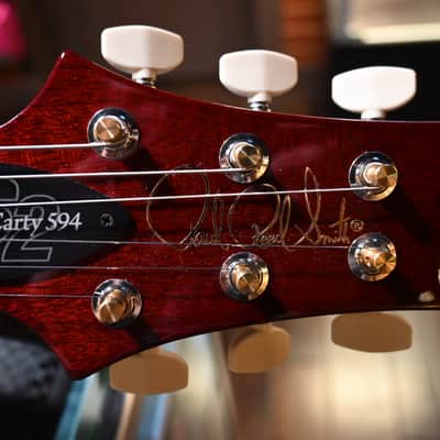 PRS Wood Library S2 McCarty 594 Thinline - Dark Cherry Sunburst #5492 image 7