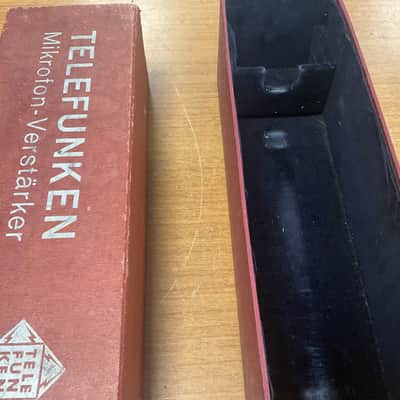 Telefunken NEUMANN CMV3 MIKROFON BOTTLE VINTAGE CARTON BOX image 13