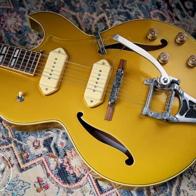 Peerless Gigmaster SC Hollow Body Metallic Gold image 11