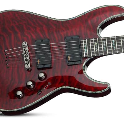 Schecter Hellraiser C-1 Electric Guitar Black Cherry image 5