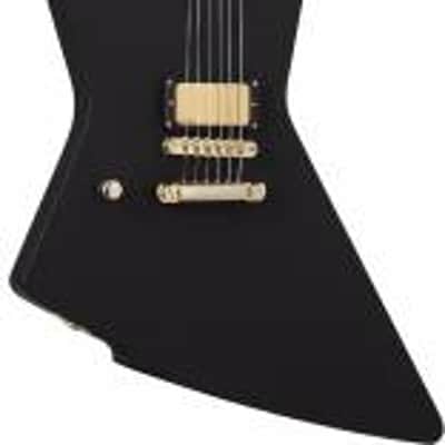 Schecter 502 6-String Left-Handed Cesar Soto Signature E-1 Series Electric Guitar - Satin Black image 2